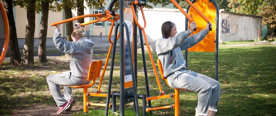 Nasza realizacja | Siłownie zewnętrzne | Outdoor fitness