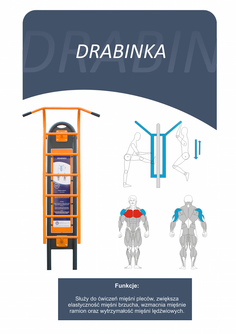Siłownie zewnętrzne - Drabinka