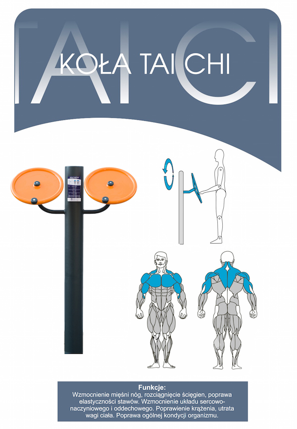 Siłownie zewnętrzne - Koło Tai Chi