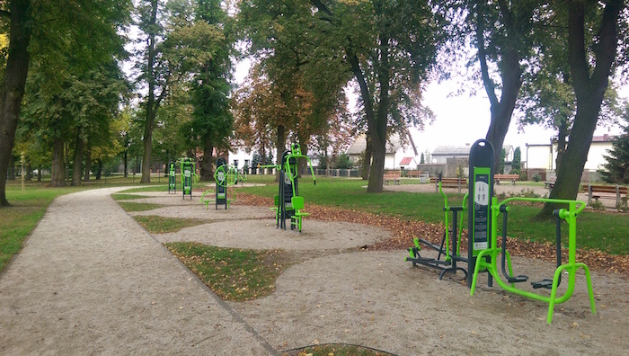 Siłownie zewnętrzne - miejscowość Mrocza