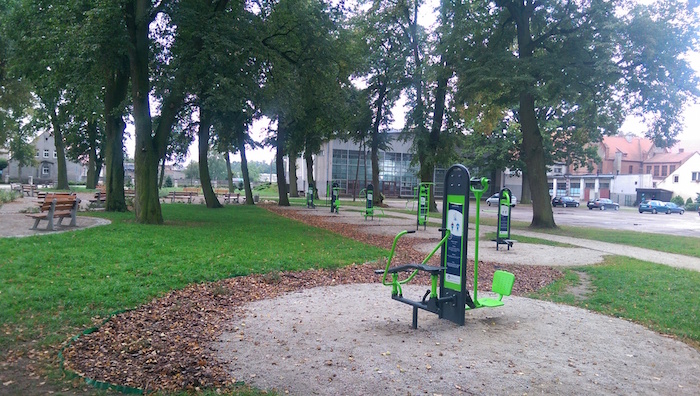 Siłownie zewnętrzne - miejscowość Mrocza