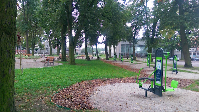 Siłownie zewnętrzne - miejscowość Mrocza