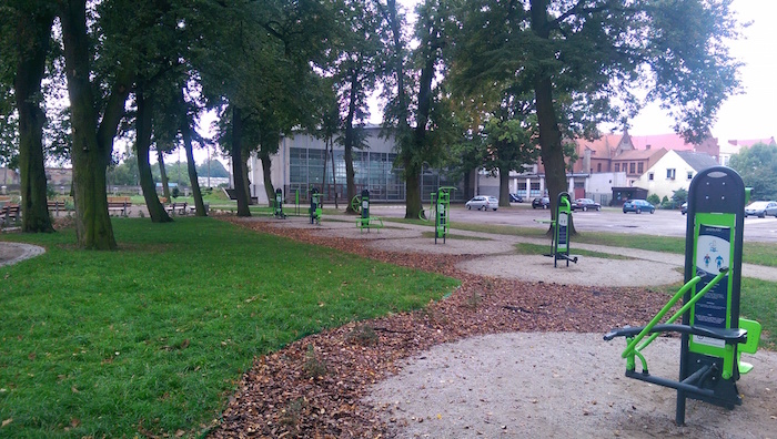 Siłownie zewnętrzne - miejscowość Mrocza