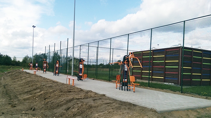 Siłownie zewnętrzne - miejscowość Stare Kurowo